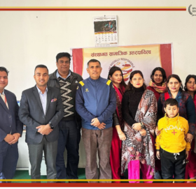 महालक्ष्मी विकास बैंकद्वारा अटिजम सिकाई केन्द्रलाई कम्प्युटर र प्रिन्टर सहयोग