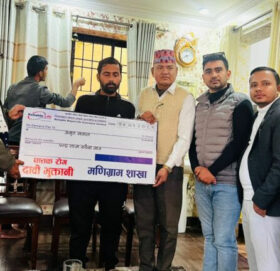 रिलायबल नेपाल लाइफद्वारा १५ लाख बिमा दाबी भुक्तानी
