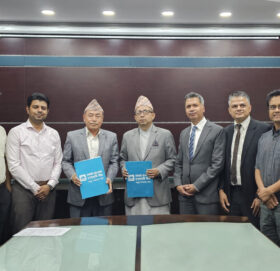 एनएमबि बैंकद्वारा माथिल्लो मैवा जलविद्युत आयोजनाको वित्तीय व्यवस्थापन