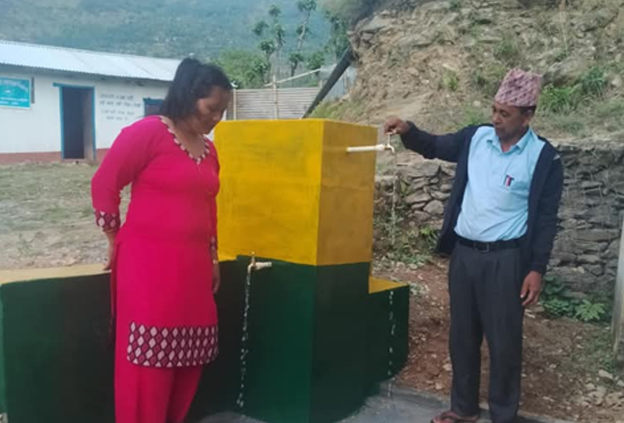 मुक्तिनाथ बैंक र मानव मिलनको सहकार्यमा सेतीदेवी विद्यालयमा खानेपानीको व्यवस्था