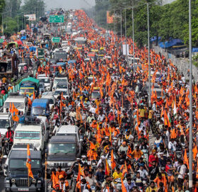 भारतको हरिद्वारस्थित एक मन्दिरमा भागदौड मच्चिँदा छ जनाको मृत्यु