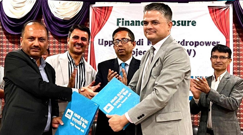 माथिल्लो सार्दी जलविद्युतमा एनएमबि बैंकको ४६ करोडको एकल ऋण लगानी