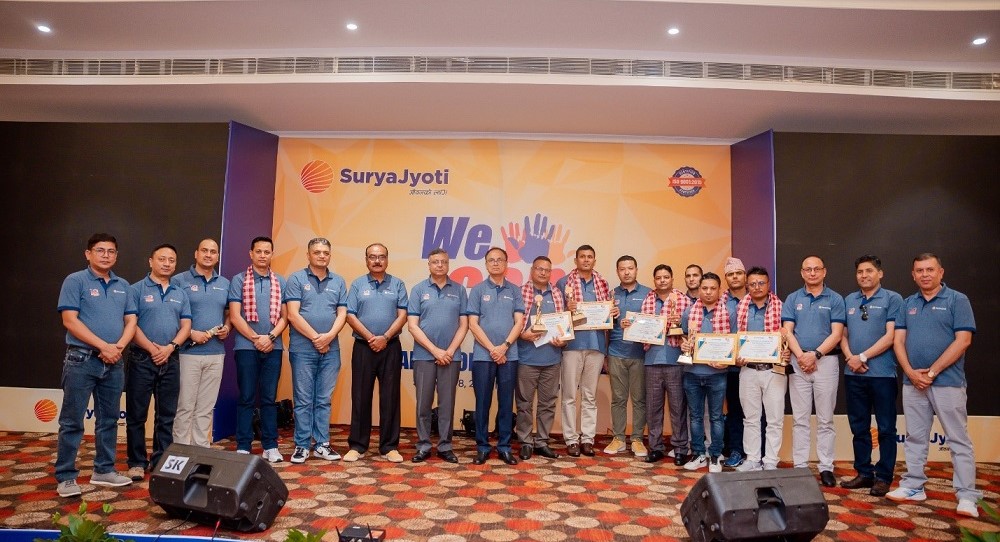 सूर्यज्योति लाइफ इन्स्योरेन्सको सेल्स कन्भेन्सन २०८२ सम्पन्न