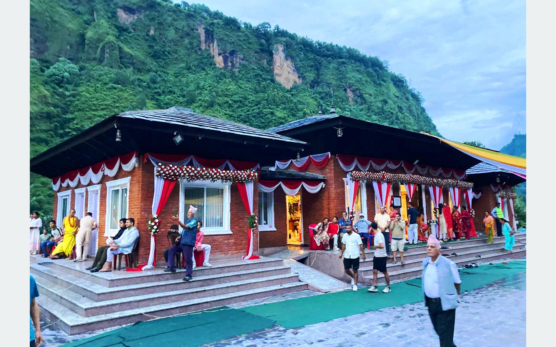 दुई करोड लागतमा राधाकृष्ण मन्दिर निर्माण