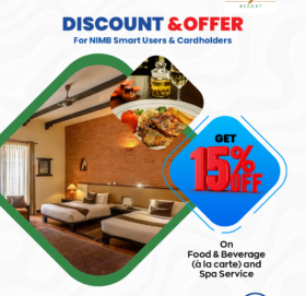 नेपाल इन्भेष्टमेण्ट मेगा बैंकका ग्राहकलाई गोकर्ण फरेष्ट रिसोर्टमा विषेश छुट