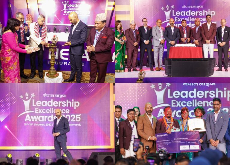 नेपाल लाइफको ‘लायन वर्ष’ अभियान सम्पन्न, ४४० उत्कृष्ट अभिकर्ता सम्मानित
