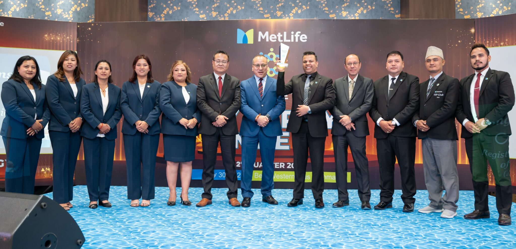 मेट लाइफका उत्कृष्ट अभिकर्ताहरु सम्मानित