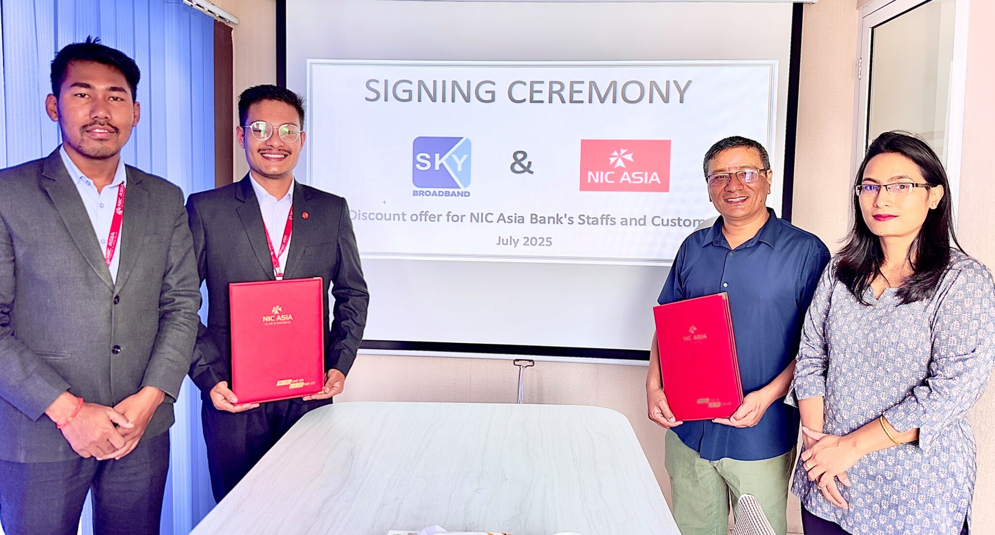 एनआईसी एशियाका ग्राहकलाई स्काइ ब्रोडब्याण्ड इन्टरनेट सेवामा विशेष छुट