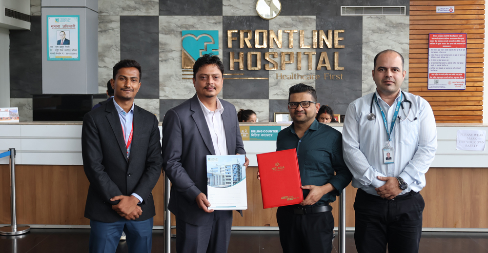 एनआईसी एशिया बैंकका ग्राहकलाई फ्रन्टलाइन हस्पिटलमा छुट