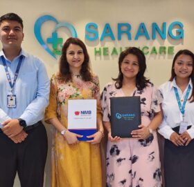 नेपाल इन्भेष्टमेण्ट मेगा बैंक लिमिटेडका ग्राहकवर्गहरुलाई सारंग हेल्थ केयरमा विशेष छुट