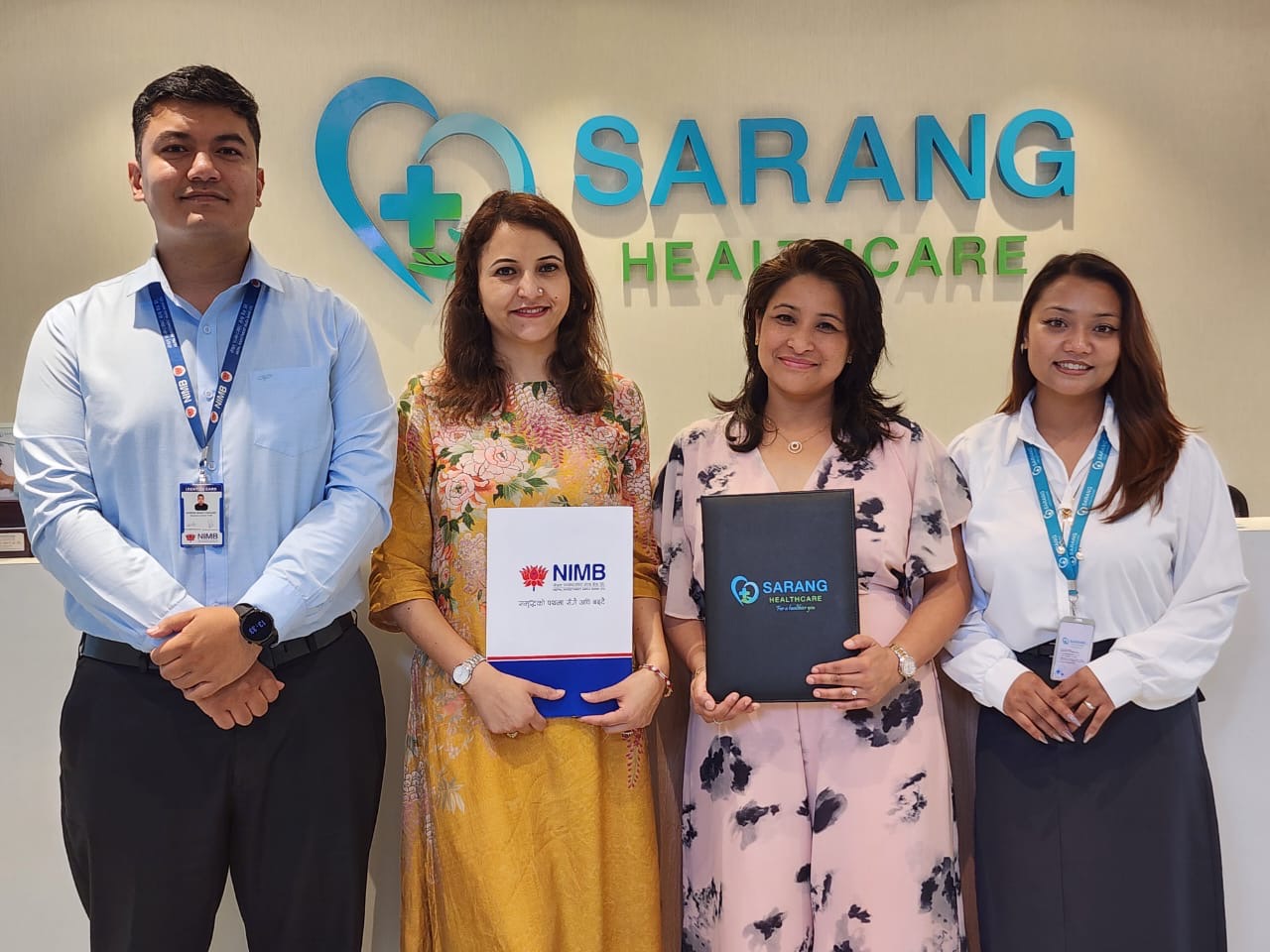 नेपाल इन्भेष्टमेण्ट मेगा बैंक लिमिटेडका ग्राहकवर्गहरुलाई सारंग हेल्थ केयरमा विशेष छुट