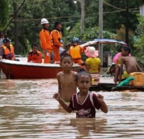 बाढीका कारण दक्षिणी म्यान्मामा १० हजारभन्दा बढी मानिस विस्थापित