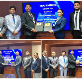 रामदा, होलिडे इन र हिमाल डेन्टलसँग एसबिआई बैंकको साझेदारी, ग्राहकलाई २० प्रतिशतसम्म लाभ