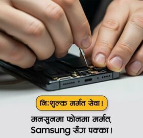 स्मार्टफोन मर्मतका लागि सामसङ मनसुन क्याम्प सुरु