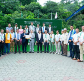 एनएमबि बैंकद्वारा गण्डकी प्रदेशको मानवसेवा आश्रममा सोलार सामग्री वितरण