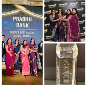 प्रभु बैंकलाई सिङ्गापुरमा अन्तर्राष्ट्रिय सम्मान