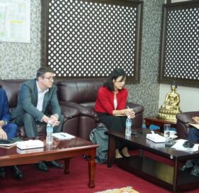 सिंहदरबारमा घिसिङ-युएनडीपी छलफल : निर्वाचन सहयोग र ऊर्जा रूपान्तरण मुख्य एजेन्डा