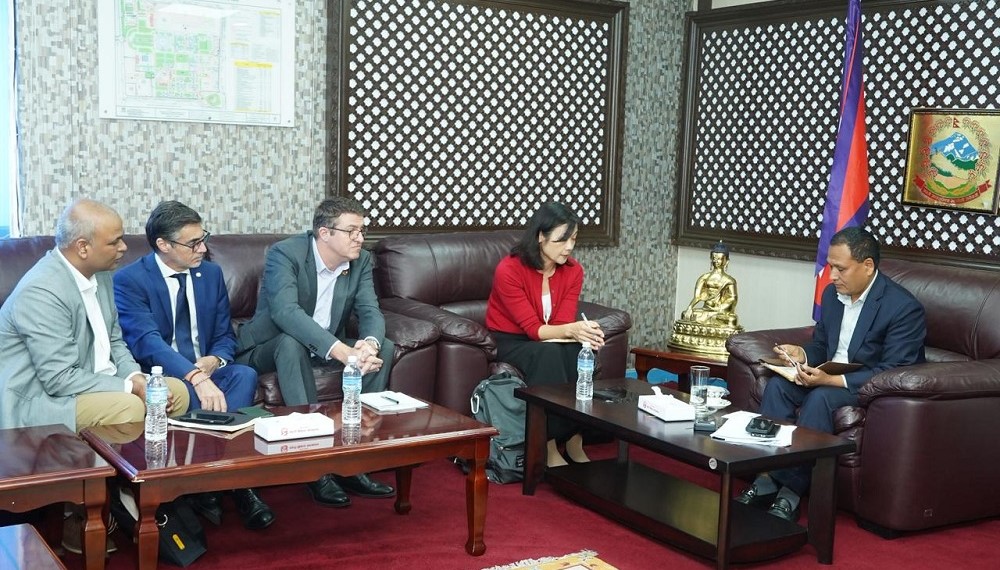 सिंहदरबारमा घिसिङ-युएनडीपी छलफल : निर्वाचन सहयोग र ऊर्जा रूपान्तरण मुख्य एजेन्डा