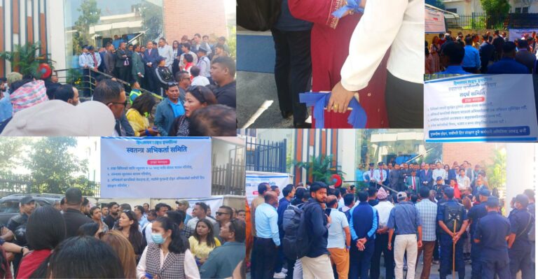 ५ दिनदेखि हिमालयन लाइफका अभिकर्ता आन्दोलनमा