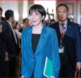 जापानको पहिलो महिला प्रधानमन्त्री बनिन् सानेई ताकाइची