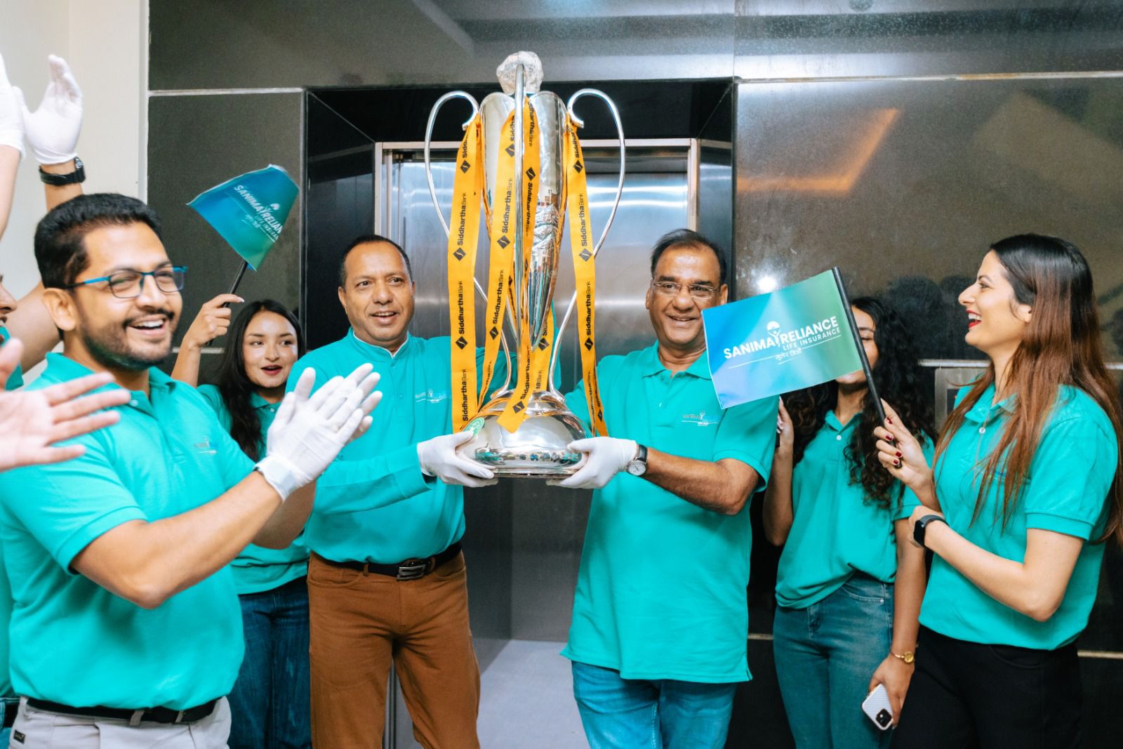 एनपीएल दोस्रो संस्करणको ट्रफी टुर सानिमा रिलायन्स लाईफमा