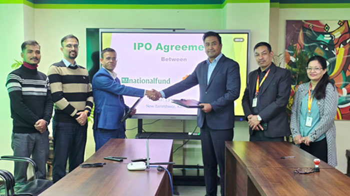 नेशनल फण्ड म्यानेजमेन्टले आईपीओ निष्काशन गर्ने, बिक्री प्रबन्धकमा लक्ष्मी सनराइज