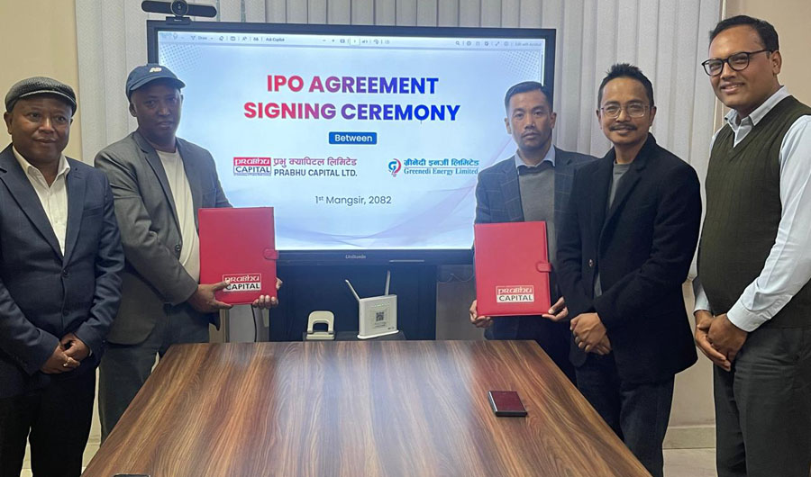 ग्रीनेदी इनर्जीले आईपीओ जारी गर्ने, बिक्री प्रबन्धकमा प्रभु क्यापिटल