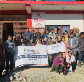 सिटिजन लाइफ जाजरकोट शाखाद्वारा ६ लाख २० हजारको बीमा दावी भुक्तानी