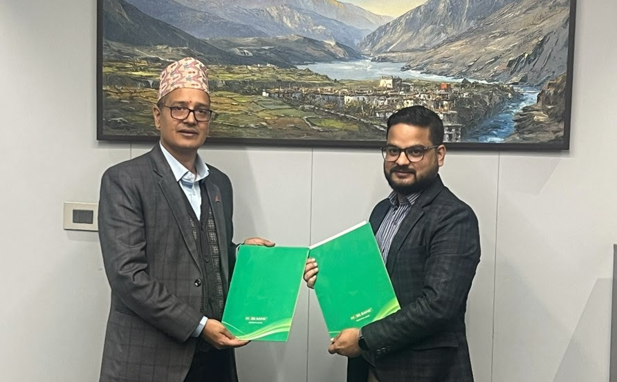 लुम्बिनी सिरेमिक्स र नबिल बैंकबीच डिलरका लागि च्यानल फाइनान्सिङ सम्झौता