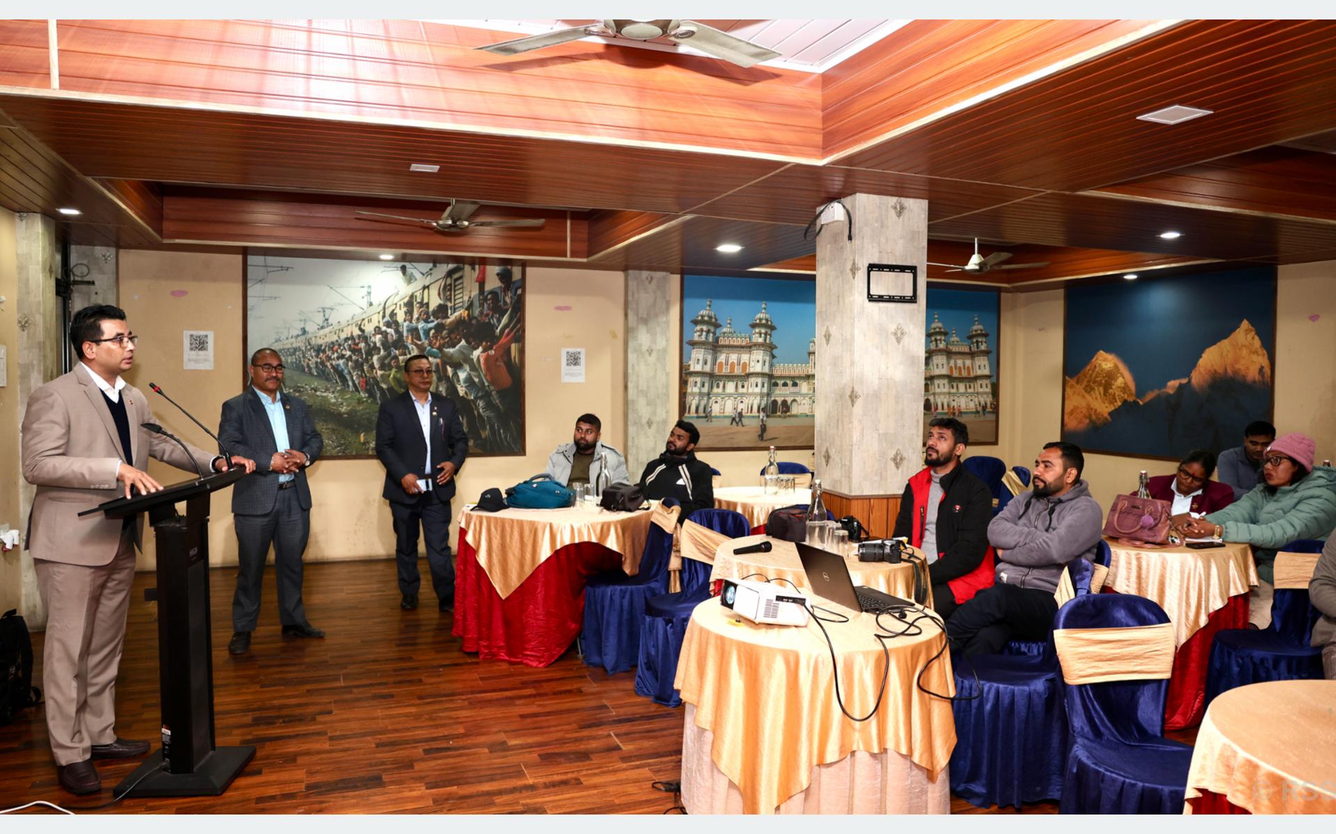 जनकपुरधाममा पर्यटन फोटो पत्रकारिता तालिम सुरु