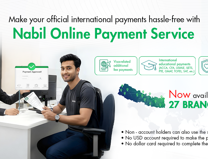 नबिल बैंकको अन्तर्राष्ट्रिय भुक्तानी सेवा २७ शाखामा विस्तार