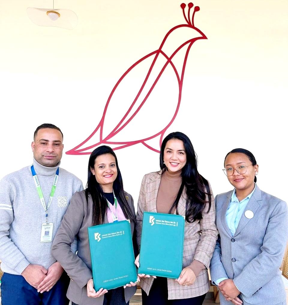 कामना सेवा विकास बैंक र क्याफेओफिलियाबीच सम्झौता