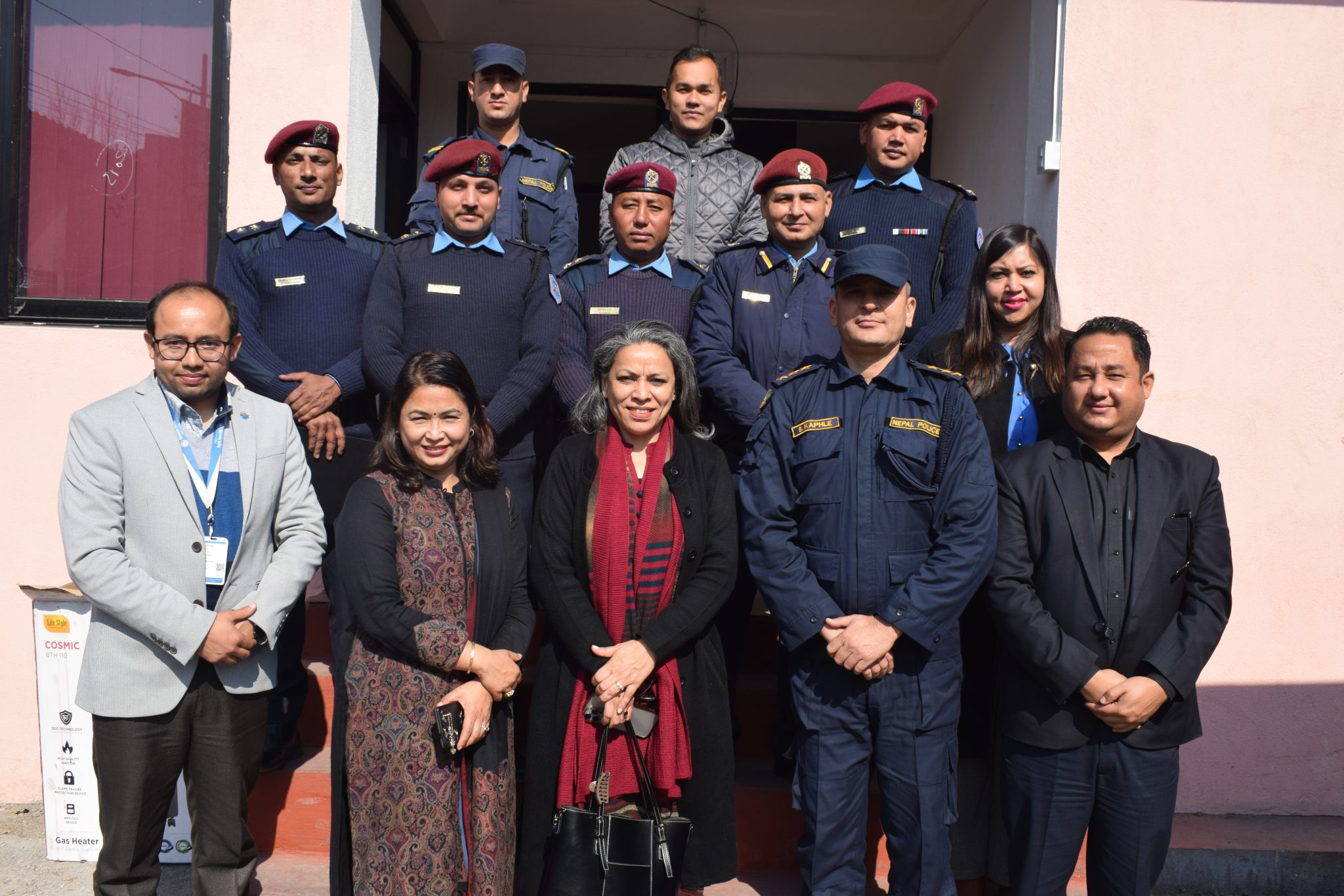हिमालयन एभरेष्ट इन्स्योरेन्सद्वारा क्षतिग्रस्त प्रहरी इकाईको पुनःनिर्माण