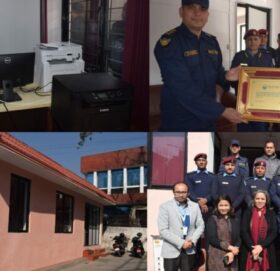 हिमालयन एभरेष्ट इन्स्योरेन्सद्वारा क्षतिग्रस्त प्रहरी ईकाईको पुनर्निर्माण सम्पन्न